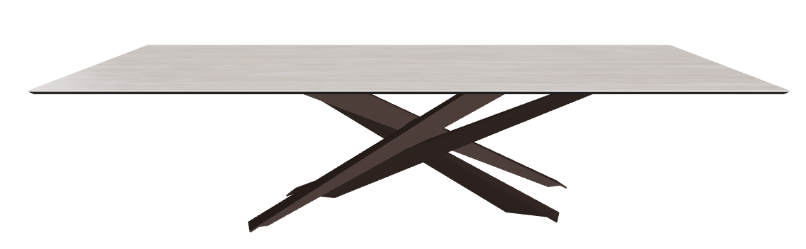 300x120x74.5h Rectangle Shaped_Colosseo_Bronze Embossed