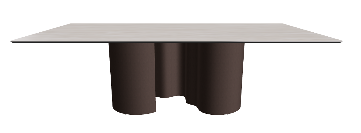 240x120x74h Rectangle Shaped_Colosseo_Bronze Embossed