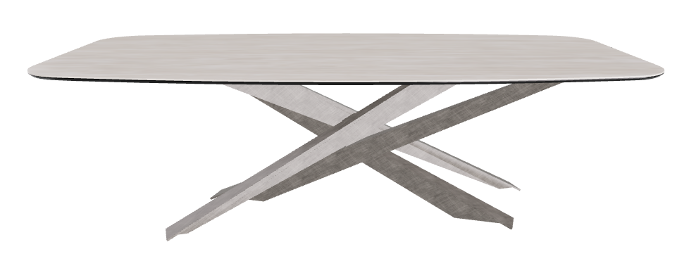 240x120x74.5h Barrel Shaped_Colosseo_Brushed Grey