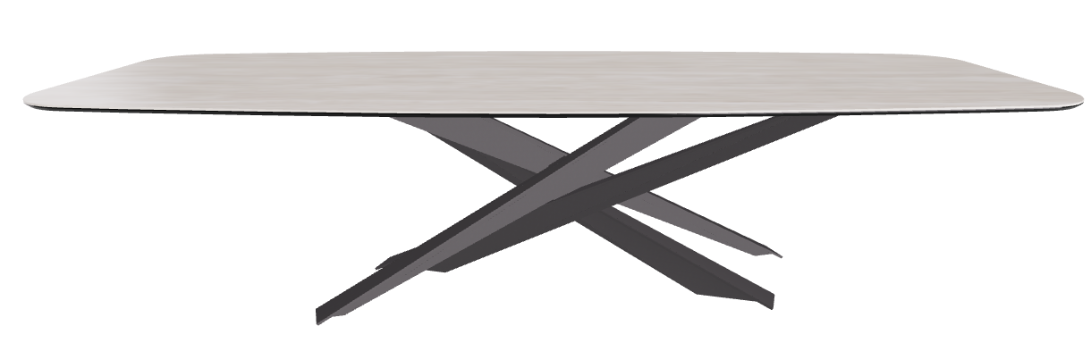 300x120x74.5h Barrel Shaped_Colosseo_Graphite Embossed