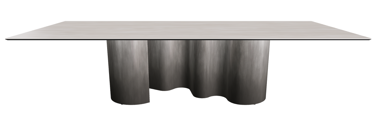 300x120x74h Rectangle Shaped_Colosseo_Oxy Grey