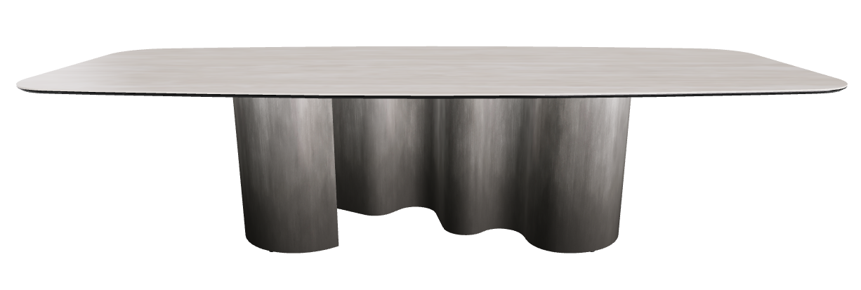 300x120x74h Barrel Shaped_Colosseo_Oxy Grey