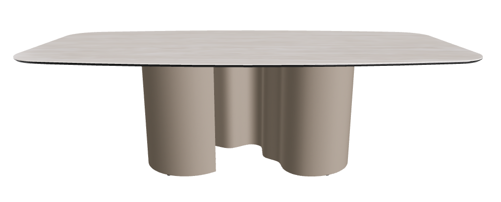 240x120x74h Barrel Shaped_Colosseo_Titanium Embossed