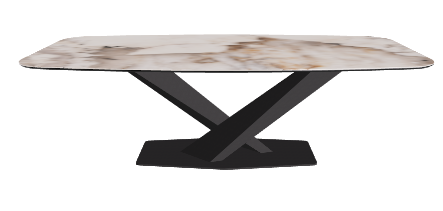 Cattelan Italia Stratos Keramik Barrel-Shaped Dining Table – 240x120x75h