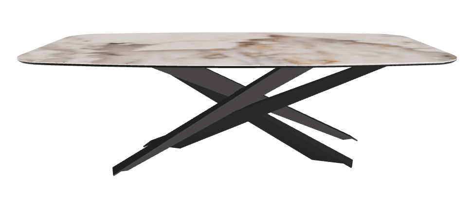 240x120x74.5h Barrel Shaped_Corcovado_Black Embossed