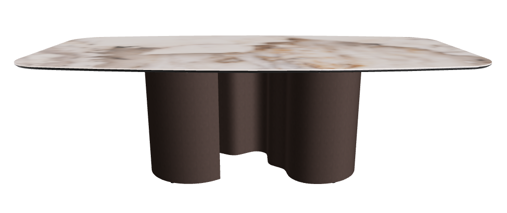 240x120x74h Barrel Shaped_Corcovado_Bronze Embossed