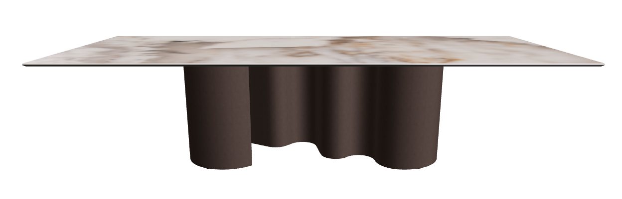 300x120x74h Rectangle Shaped_Corcovado_Bronze Embossed