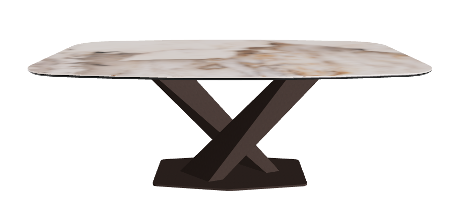 Cattelan Italia Stratos Keramik Barrel Shaped Dining Table – 200x120x75h