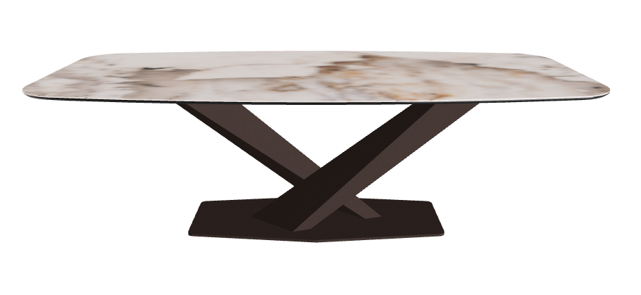 Cattelan Italia Stratos Keramik Barrel-Shaped Dining Table – 240x120x75h
