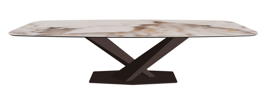 Cattelan Italia Stratos Keramik Barrel-Shaped Dining Table – 300x120x75h