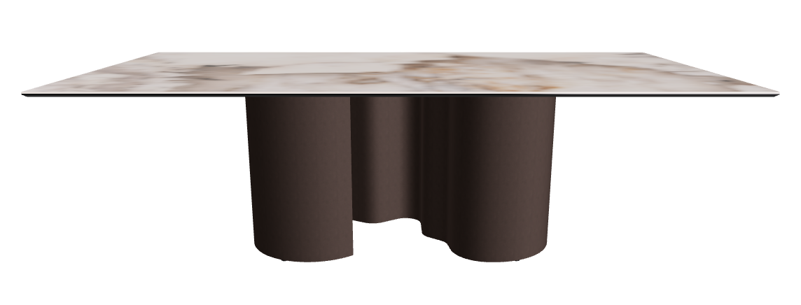 240x120x74h Rectangle Shaped_Corcovado_Bronze Embossed