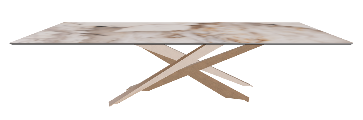 300x120x74.5h Rectangle Shaped_Corcovado_Brushed Bronze