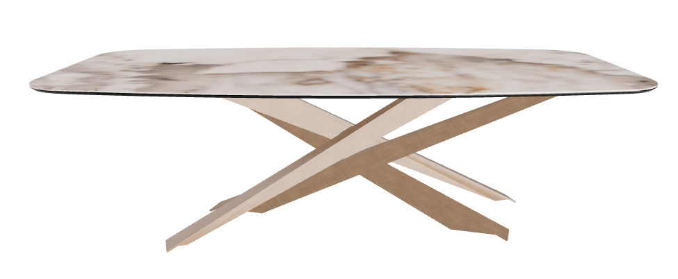 240x120x74.5h Barrel Shaped_Corcovado_Brushed Bronze