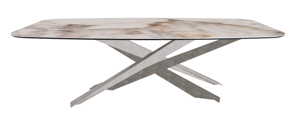 240x120x74.5h Barrel Shaped_Corcovado_Brushed Grey