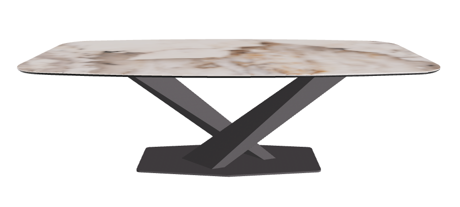Cattelan Italia Stratos Keramik Barrel-Shaped Dining Table – 240x120x75h