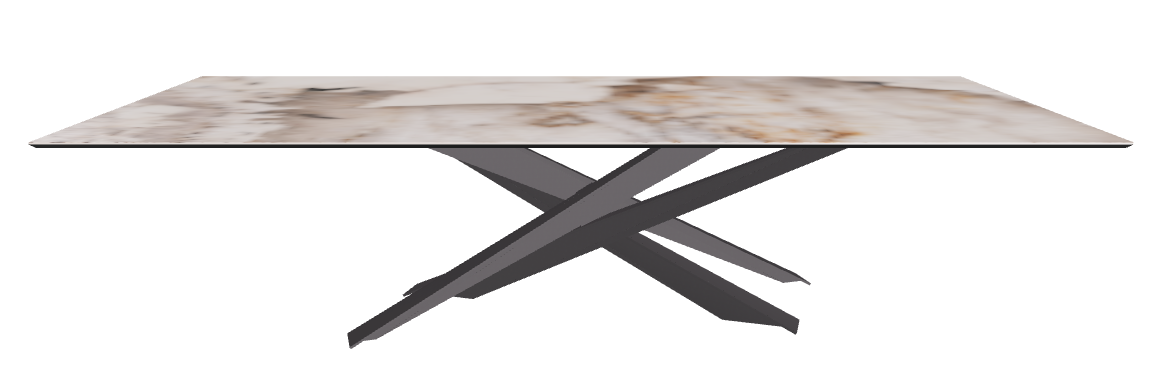 300x120x74.5h Rectangle Shaped_Corcovado_Graphite Embossed