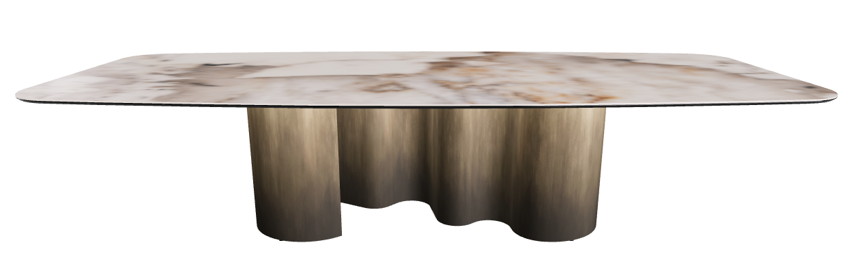 320x138x74h Barrel Shaped_Corcovado_Oxy Brass