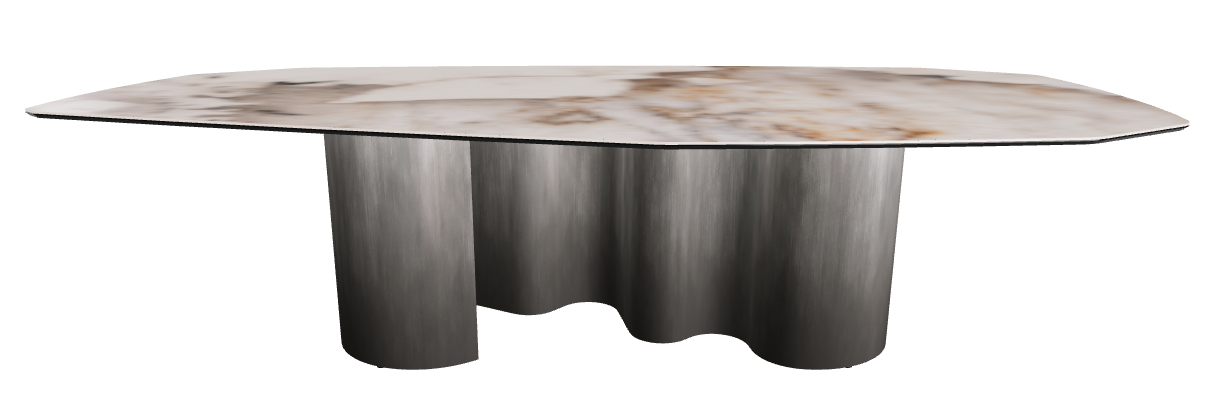 300x130x74h Polygon Shaped_Corcovado_Oxy Grey