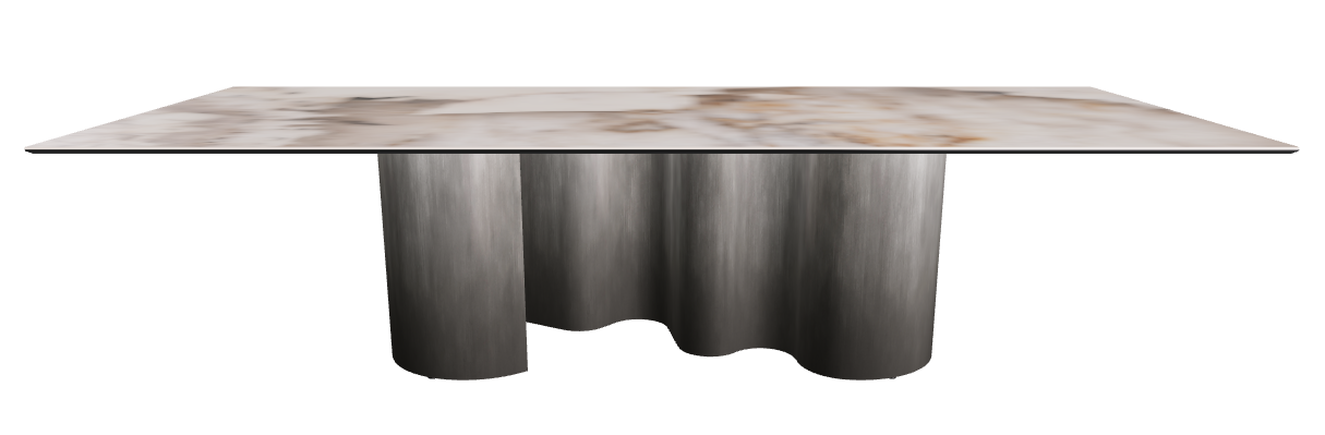 300x120x74h Rectangle Shaped_Corcovado_Oxy Grey