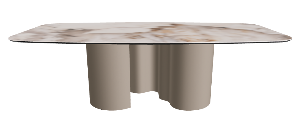 240x120x74h Barrel Shaped_Corcovado_Titanium Embossed