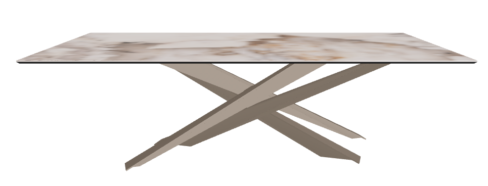 240x120x74.5h Rectangle Shaped_Corcovado_Titanium Embossed