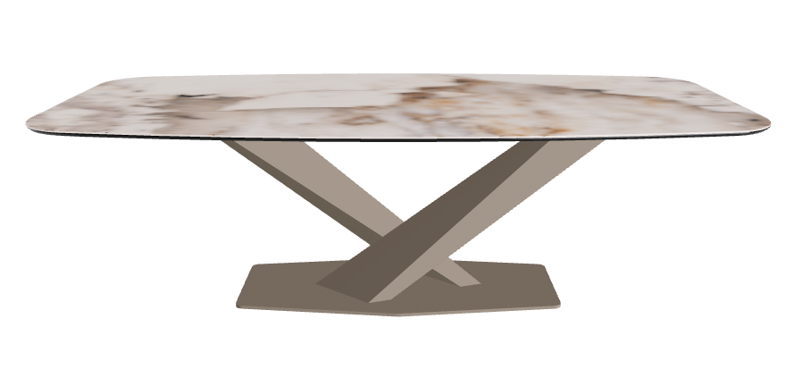 Cattelan Italia Stratos Keramik Barrel-Shaped Dining Table – 240x120x75h