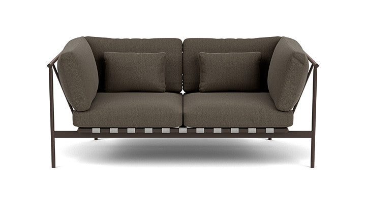 Barlow Tyrie Around Deep Seating Double Lounge Sofa with Aluminium Arms