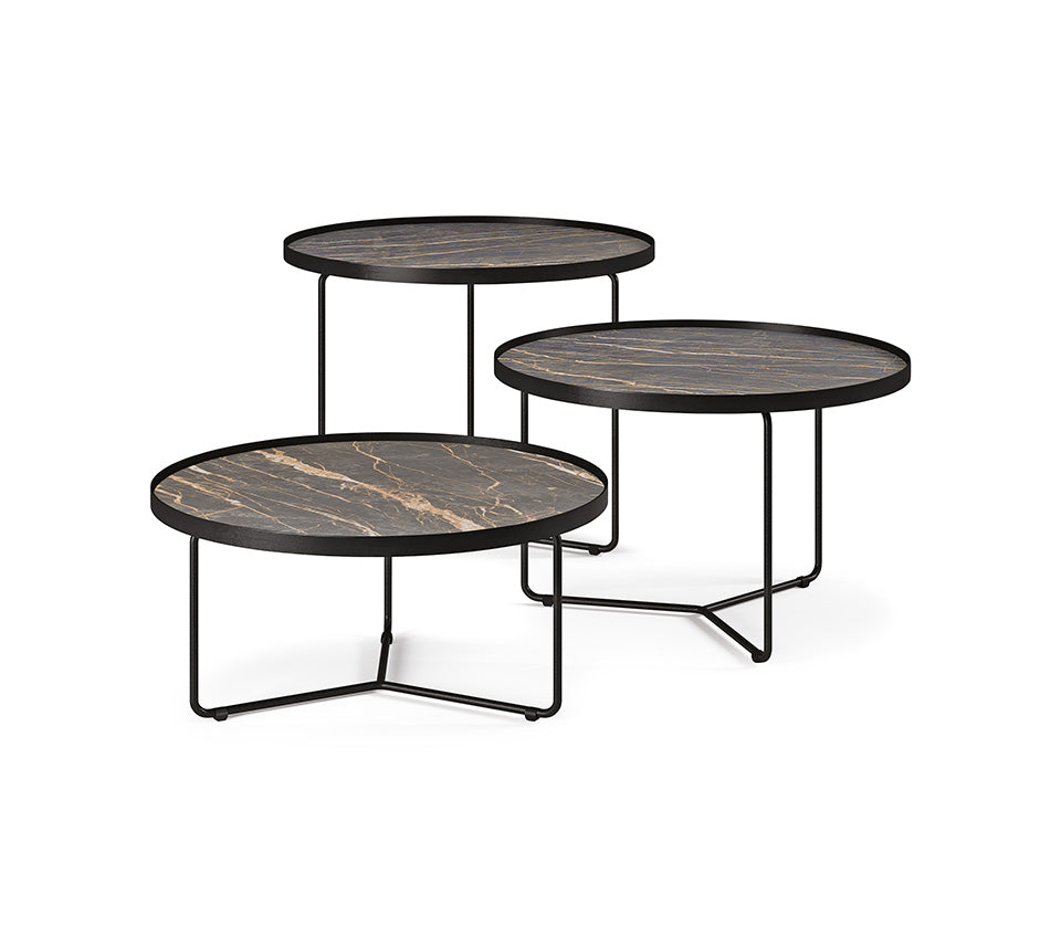 Cattelan Italia Billy Keramik Coffee Table Set of 3 Ø36