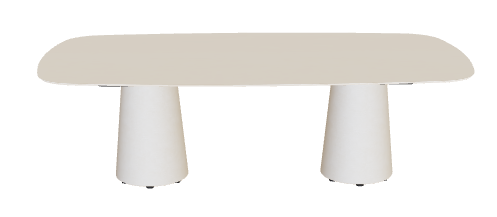 Royal Botania Conix Low Dining Table 220 x 67