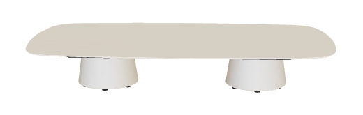 Royal Botania Conix Low Dining Table  220 x 35