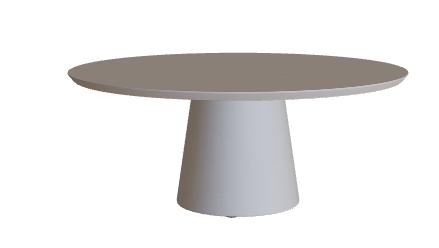 Royal Botania Conix Low Dining Table Ø 120 x 50