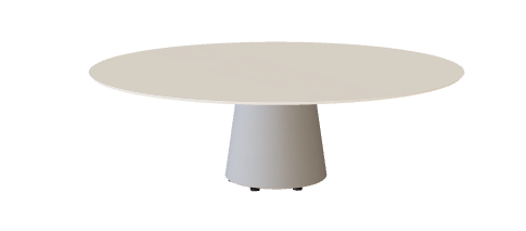 Royal Botania Conix Low Dining Table Ø 160 x 50