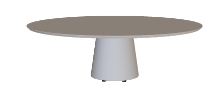 Royal Botania Conix Low Dining Table Ø 160 x 50