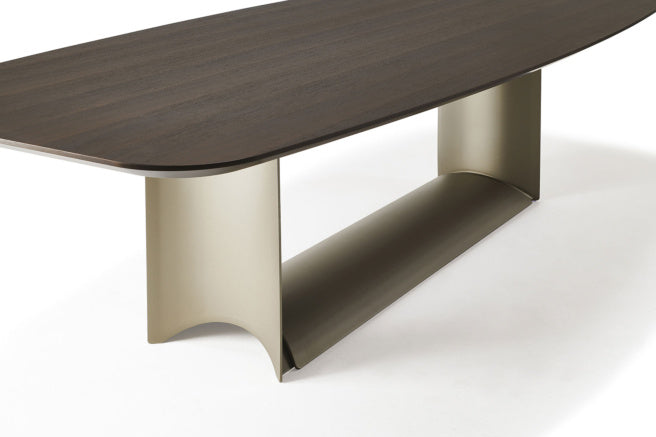 Cattelan Italia Dragon Wood Barrel-Shaped Dining Table