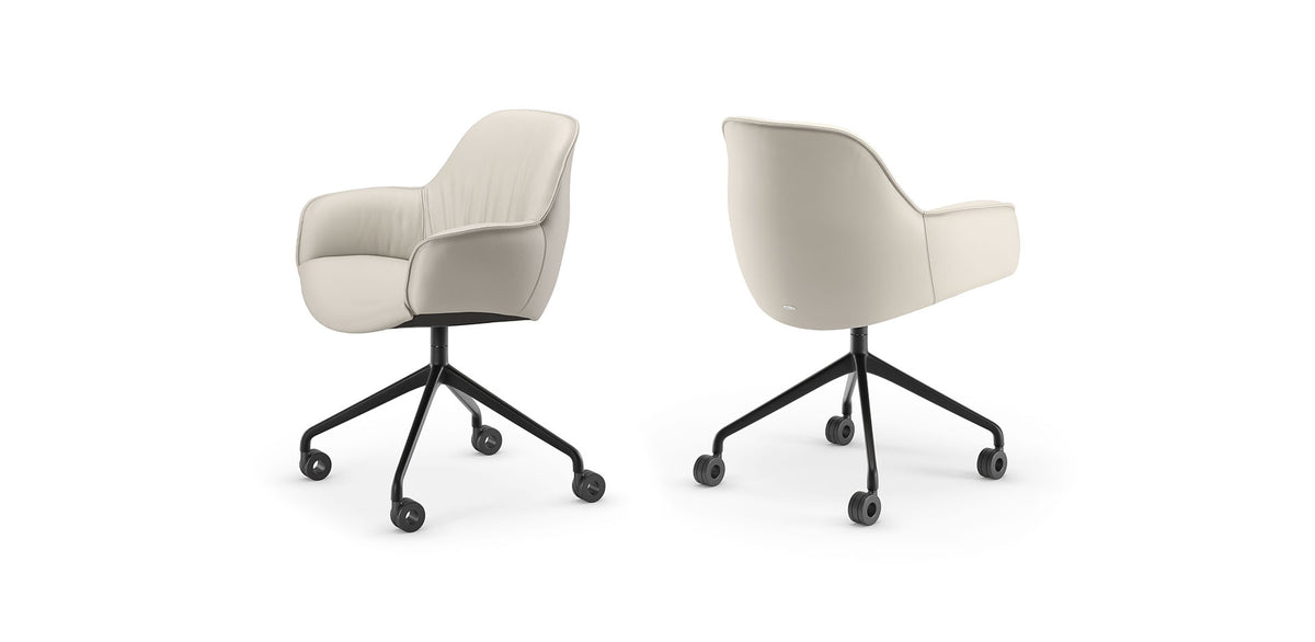 Cattelan Italia Scarlett Wheels Swivel Office Armchair