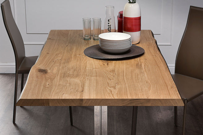 Cattelan Italia Elvis Wood Live Edged Dining Table