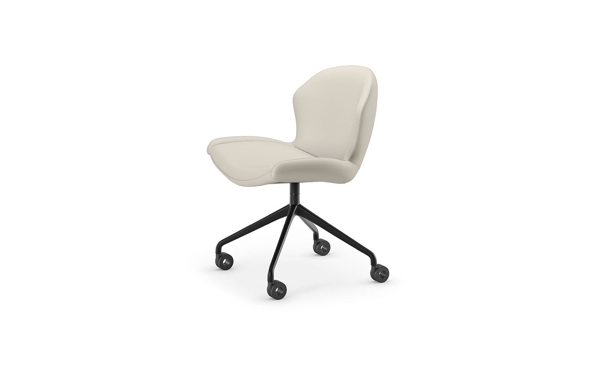 Cattelan Italia Rachel Wheels Swivel Office Armchair
