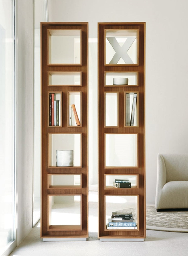 Porada Bookshelves | Modern Italian Wooden Shelving Units | TMFC