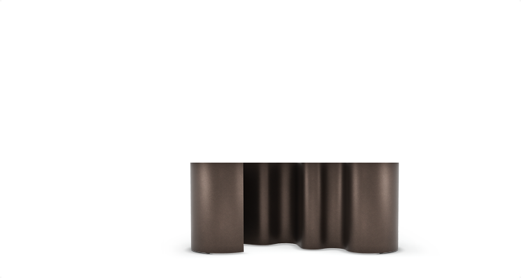 Cattelan Italia Papel Wood Live Edged Dining Table