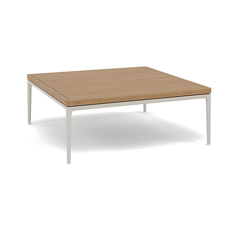 Manutti Zendo Sense Square Coffee Table with 96 cm Width & Depth and 35 cm Height