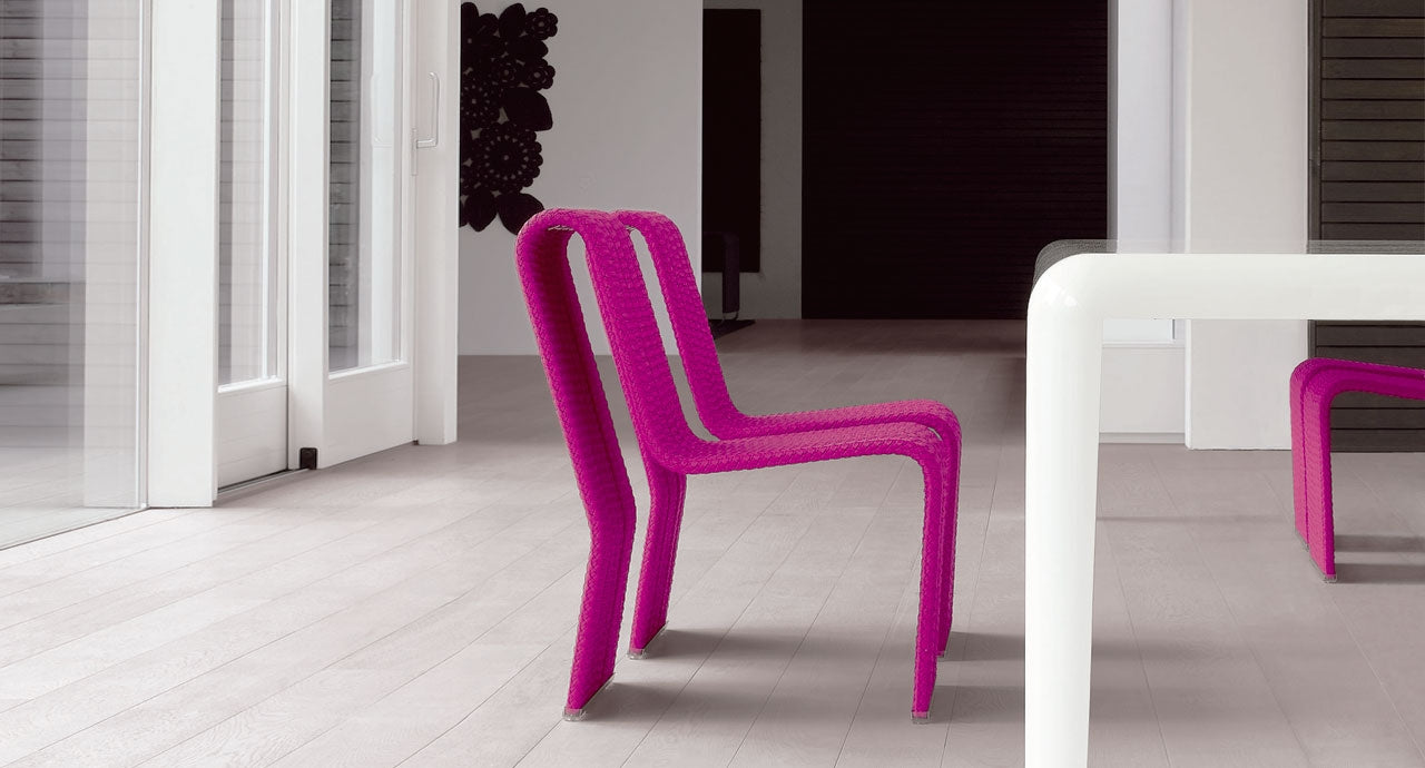 Paola Lenti Frame Chair In Purple