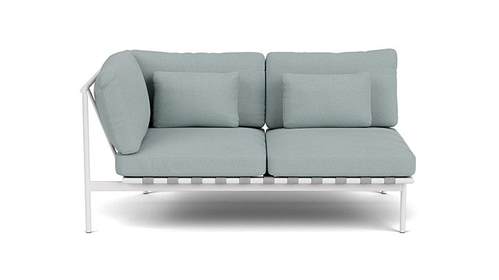 Barlow Tyrie Around Deep Seating Double Lounge Sofa with Aluminium Left Arm