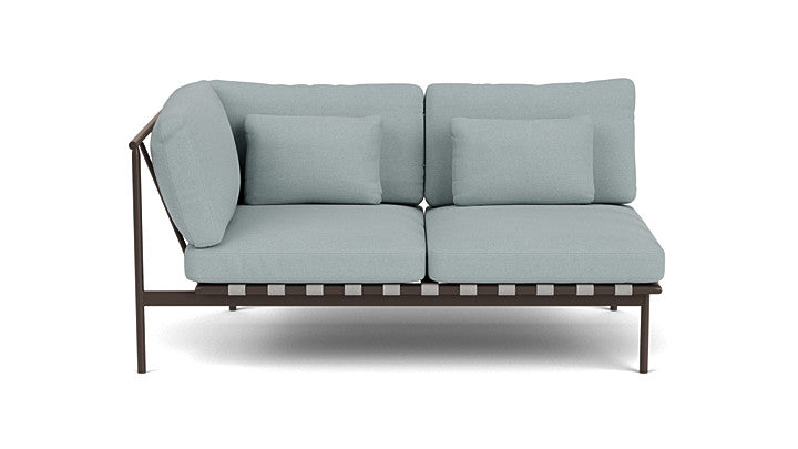 Barlow Tyrie Around Deep Seating Double Lounge Sofa with Aluminium Left Arm