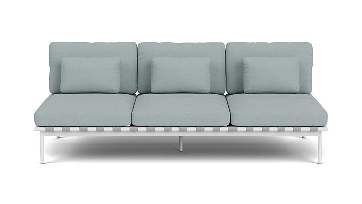 Barlow Tyrie Around Deep Seating Triple Lounge Sofa Without Arms