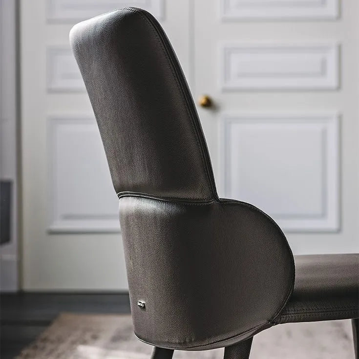 Ginger Dining Chair_Micro Nubuk_Sunstone