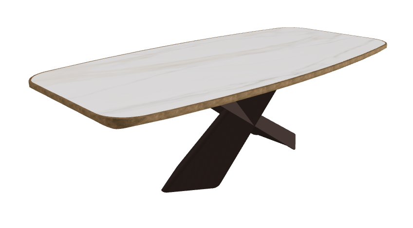 Glossy Golden Calacatta_Bronze Embossed_Brushed Bronze