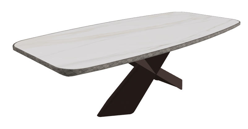 Glossy Golden Calacatta_Bronze Embossed_Brushed Grey