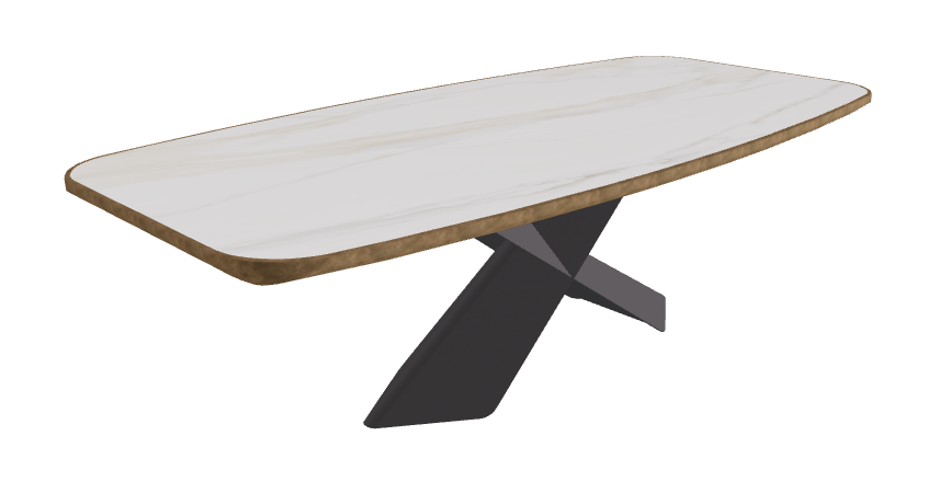 Glossy Golden Calacatta_Graphite Embossed_Brushed Bronze