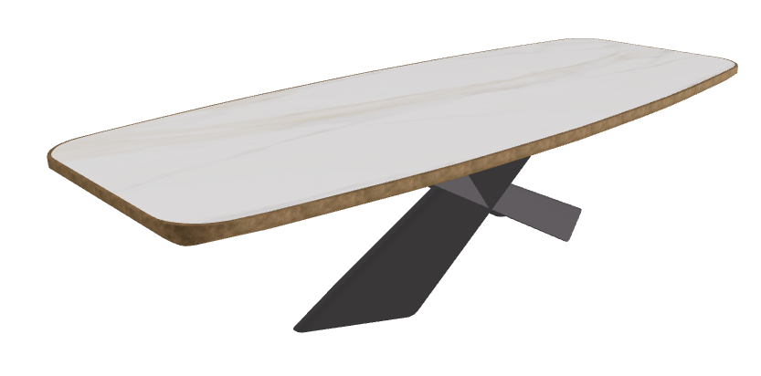 Glossy Golden Calacatta_Graphite Embossed_Brushed Bronze