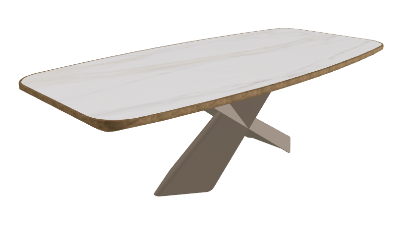 Glossy Golden Calacatta_Titanium Embossed_Brushed Bronze